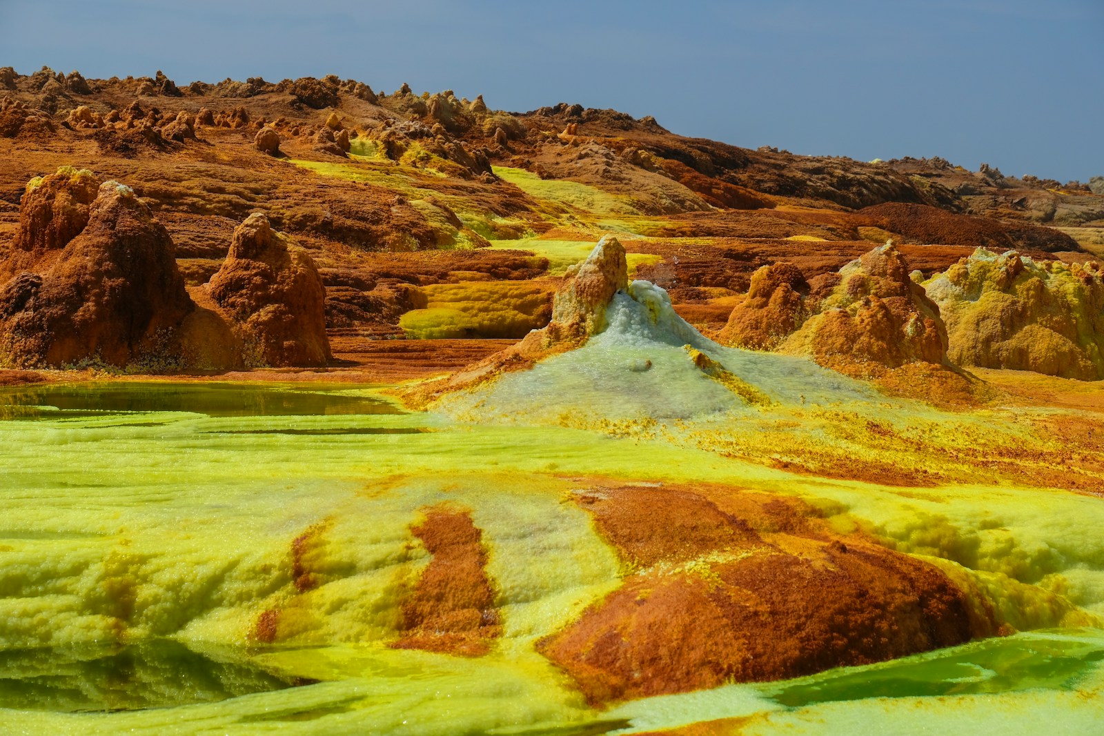 Dallol Landscape in Danakil Depression